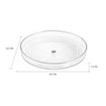 thumbnail image 6 of iDesign 2-Piece Set of 9" Clear Turntable Lazy Susan Organizers, 6 of 9