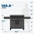 thumbnail image 4 of Member's Mark Pro Series 5-Burner Black Gas Griddle, 4 of 11