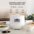 thumbnail image 5 of CUCKOO 6 cup Ceramic Pot Micom Rice Cooker & Warmer with Steam Plate and all-new Steam Function. Multi-Functional Kitchen Staple. 12 Cups Cooked., 5 of 15