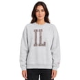 thumbnail image 1 of State of Mine Women's Camo Letters State Sweatshirt, 1 of 6