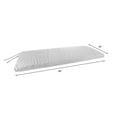 thumbnail image 3 of Sunbrella 48" x 18" Navy Outdoor Bench Cushion, 3 of 8