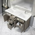 thumbnail image 5 of Studio Bathe Kali 60" Bathroom Vanity With Power Bar And Drawer Organizer, 5 of 9