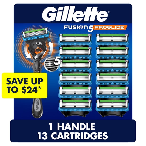 Gillette Fusion5 ProGlide Men's Razor, 1 Handle + 13 Cartridges Gillette Fusion5 ProGlide Men's Razor, 1 Handle + 13 Cartridges