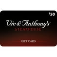 thumbnail image 1 of Vic & Anthony's Gift Cards - 2 X $50 and a Bonus $20 Card, 1 of 3