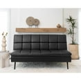 thumbnail image 1 of Felix Faux Leather High Performance Convertible Sofa, 1 of 8