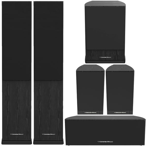 Cerwin-Vega LA Series 5.1 Surround Sound Speaker Package