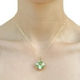 thumbnail image 3 of Solitaire Gemstone Pendant Necklace in 14K Gold, 3 of 7