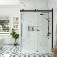 thumbnail image 2 of OVE Decors Bel Soft Close 60" W x 32" D x 78-3/4" H  Corner Shower with Sliding Door, Side Panel & Base, 2 of 9