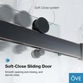 thumbnail image 6 of OVE Decors Bel 60" W x 78-3/4" H Frameless Soft-Close Sliding Shower Door, 6 of 9