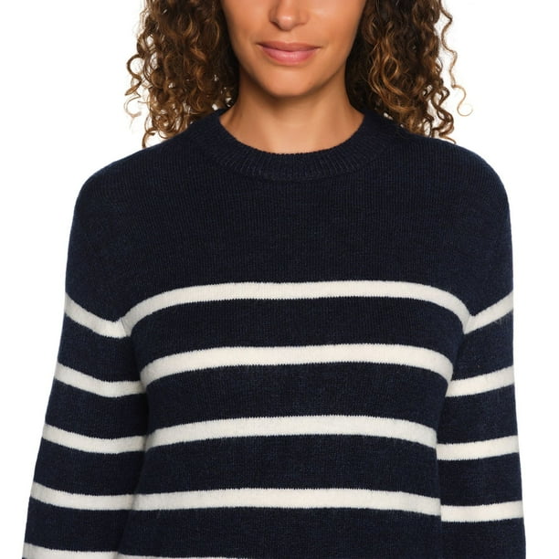 LANDS' END SWEATER DRESS - NAVY 1X:- 1X, NAVY