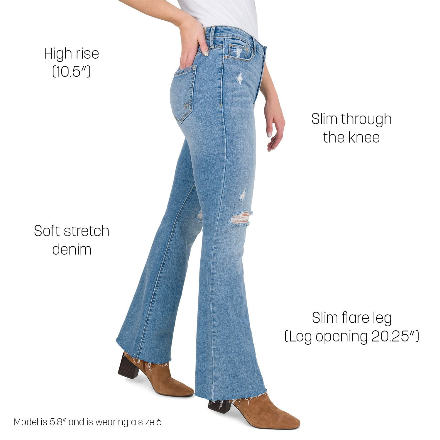 Seven7 Women's Slim Flare Jean - Samsclub.com