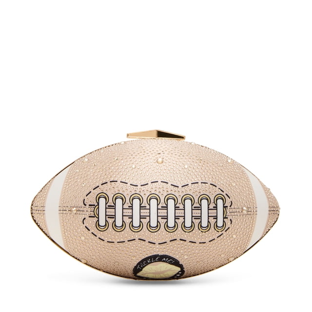 Betsey Johnson Xotackle Rhinestone Football