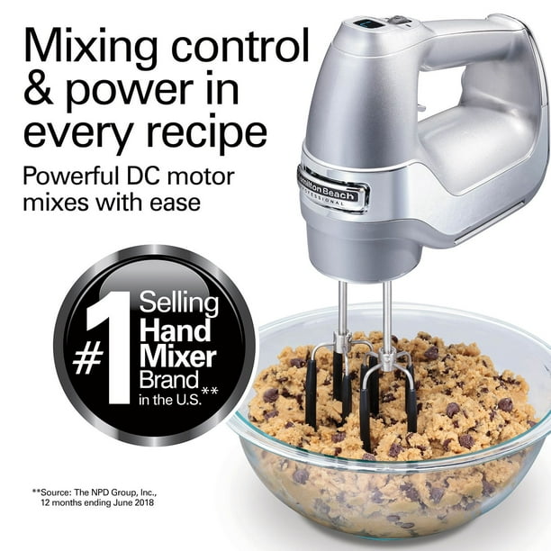 Hamilton Beach Professional Speed Electric Hand Mixer Includes