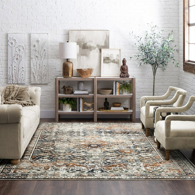 Mohawk Home Woven Sedona Area Rug Collection, Assorted Colors and Sizes