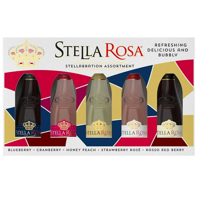 Stella Rosa Stellabration Wine Variety Pack 187 ml, 5 pk.