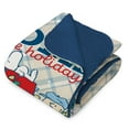 thumbnail image 2 of Peanuts Licensed Christmas Cloud Faux Fur Throw, 50" x 60", 2 of 4