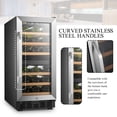 thumbnail image 12 of Lanbo 15 Inch Wine Cooler Fridge, 12 of 15