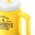 thumbnail image 5 of Logo Brands Wyoming Cowboys Stainless Steel Leakproof Tumbler, 5 of 6