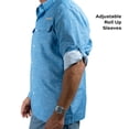thumbnail image 8 of Habit Men's Long Sleeve 50+ UPF Fishing Shirt, 8 of 9