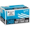 thumbnail image 1 of Member's Mark Giant Translucent Wrapped Plastic Straws, 10.25", 2,400 ct., 1 of 7