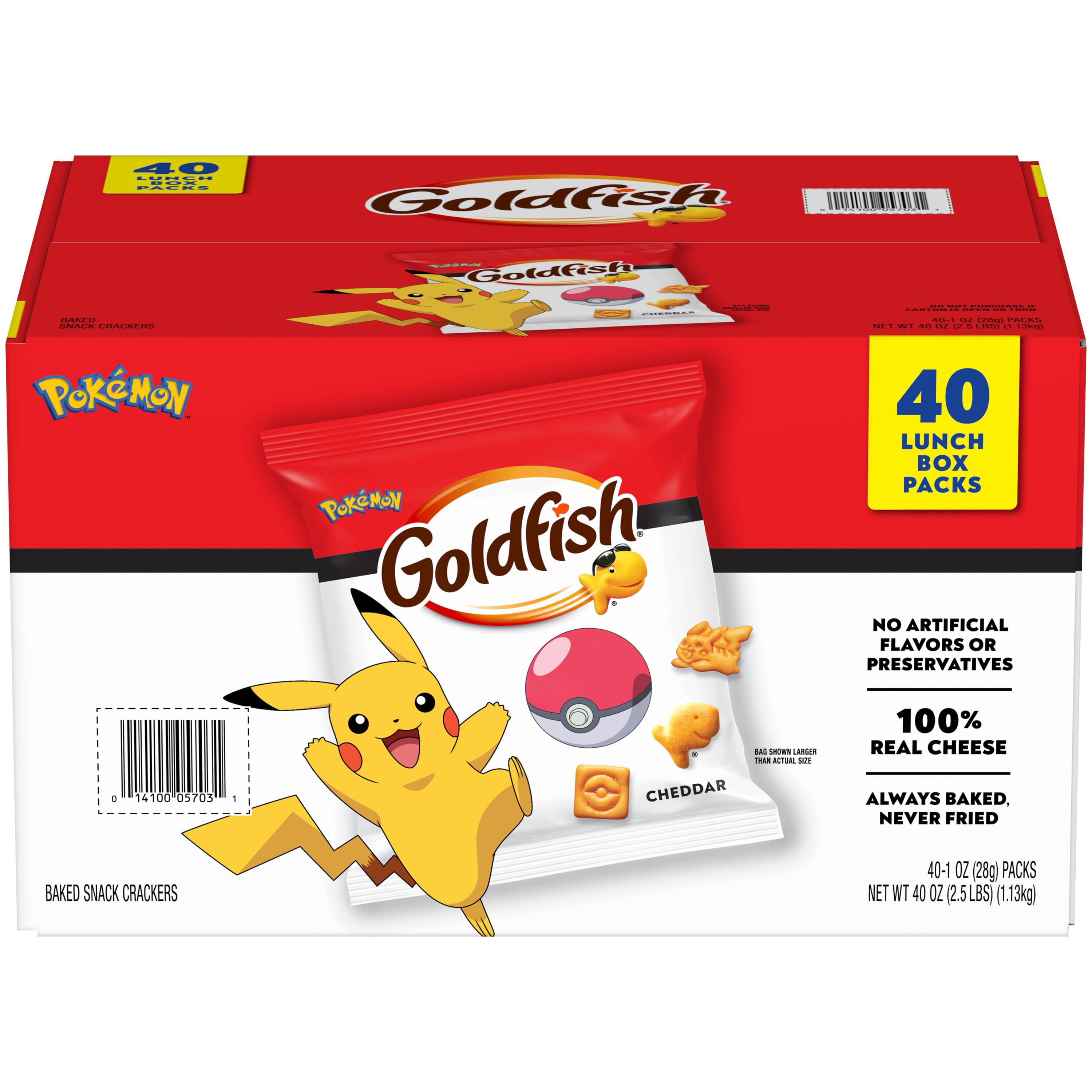 Pepperidge Farm Goldfish Cheddar Pokémon, 1 oz., 40 ct.
