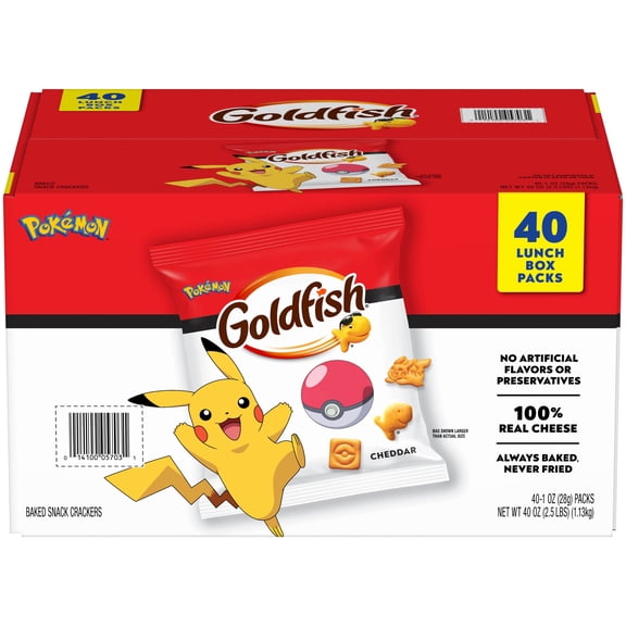 Pepperidge Farm Goldfish Cheddar Pokémon, 1 oz., 40 ct.