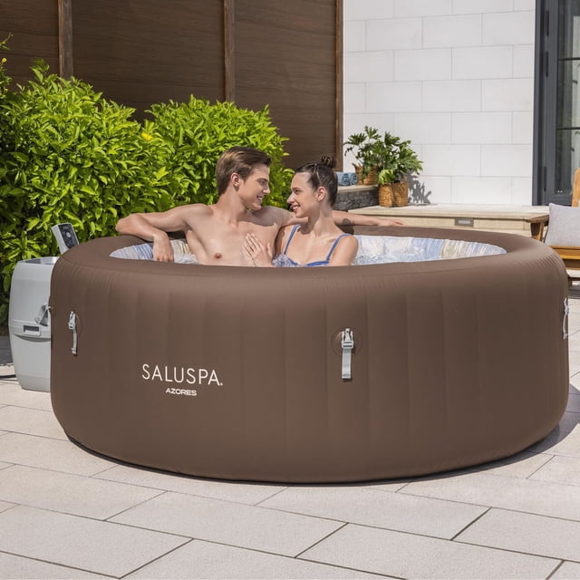 SaluSpa Azores Energy-Efficient AirJet 3-5 Person Inflatable Hot Tub