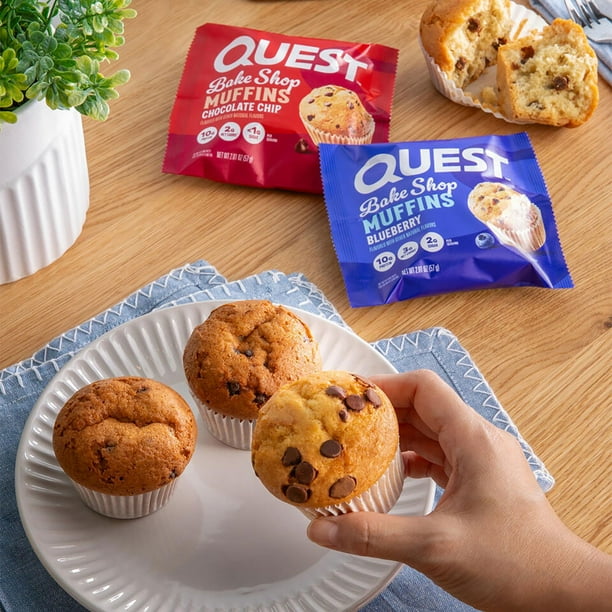 Quest Bake Shop 10g Protein Muffins, Variety Pack, 10 ct