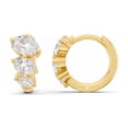 thumbnail image 3 of Lab Created Oval Diamond 0.96 CT. T.W Earrings in 14K Gold, 3 of 7