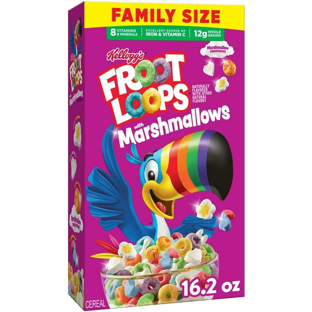 Kellogg's Froot Loops Marshmallow, 16.2 oz.