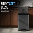 thumbnail image 4 of Simpli-Magic 50 Liter / 13.2 Gallon Step Trash Can with Soft-Close Lid, Hands-Free Foot Pedal, Built-In Odor Filter, Smudge Resistant Finish for Kitchen, Office, Dorm, Multiple Colors, 4 of 5