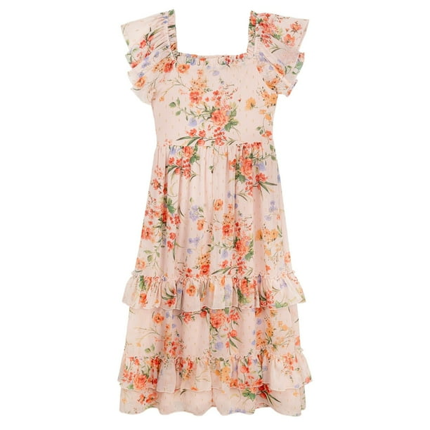 Rare Editions Girls Chiffon Maxi Dress - Samsclub.com