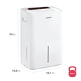 thumbnail image 2 of Amana 50-Pint Portable Dehumidifier with Pump, 2 of 9