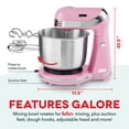 thumbnail image 6 of Dash Everyday 3-Quart Stand Mixer, 6 of 6