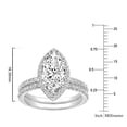 thumbnail image 5 of 2.60 CT.T.W. Marquise Lab Created Diamond Bridal Set in 18K Gold, 5 of 6