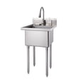 thumbnail image 1 of TRINITY® EcoStorage® Stainless Steel Utility Sink NSF w/ Pull-Out Faucet, 1 of 9