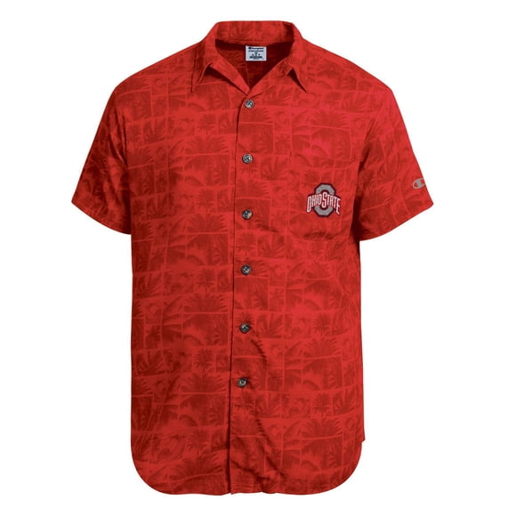 Champion NCAA Ohio State Buckeyes Hawaiian Shirt