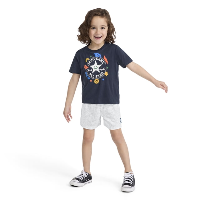 Converse Toddler Boys 2-Piece Tee and Shorts Set