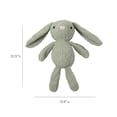 thumbnail image 3 of Jumbo Plush Bunny Dog Toy with TPR Ball & Rope, 3 of 5