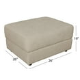 thumbnail image 15 of Elliot Stain-Resistant Oversized Armchair and Ottoman, 15 of 15