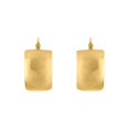 thumbnail image 2 of High-Polish Huggie Hoop Earrings in 18K Gold, 2 of 6