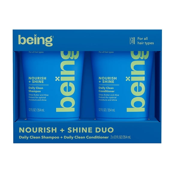 Being NOURISH + SHINE Shampoo & Conditioner Duo, 12 fl. oz., 2 pk.