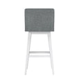 thumbnail image 9 of HH2 Home Upholstered Tapered Back Wood Adjustable Height Swivel Bar Stool, 9 of 19