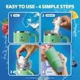 thumbnail image 3 of Cirkul 40oz Raindrop Tumbler Starter Kit + 4 Flavor Cartridges, 3 of 3