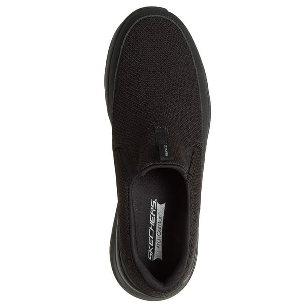 SKECHERS MEN'S ARCH COMFORT SHOE - Black 8:- 8, Black