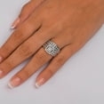 thumbnail image 4 of 0.37 CT. T.W. Round Cut Halo Diamond Ring & Band set in 14K Gold, 4 of 5