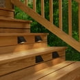 thumbnail image 4 of Deck Impressions Solar Bronze Integrated LED Downcast Deck Lights, 8-Pack, 4 of 7