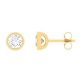 thumbnail image 3 of Lab Created Diamond Earrings in 14K Gold, 3 of 4