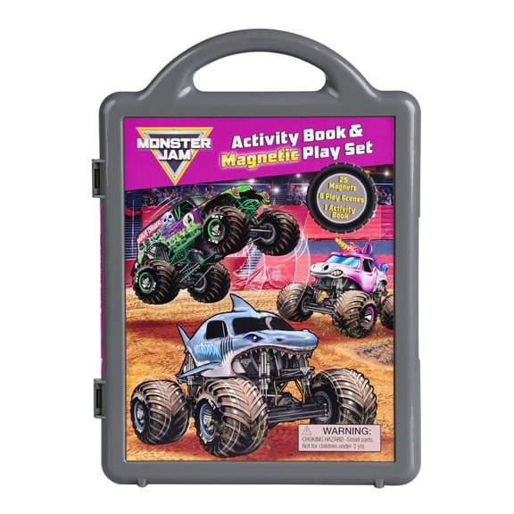 Monster Jam Magnetic Play Set