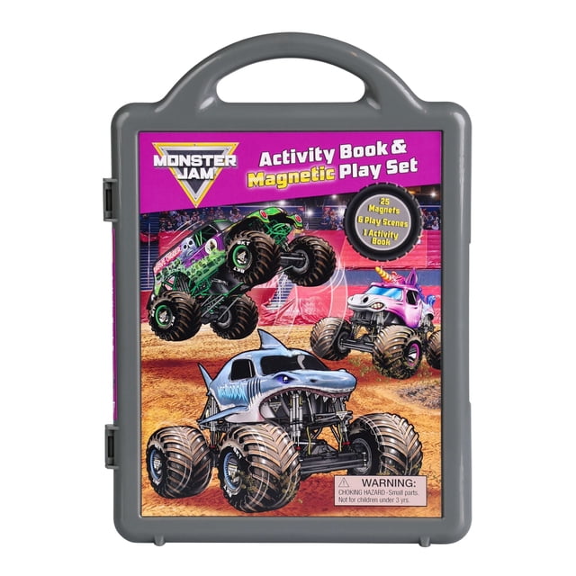 Monster Jam Magnetic Play Set